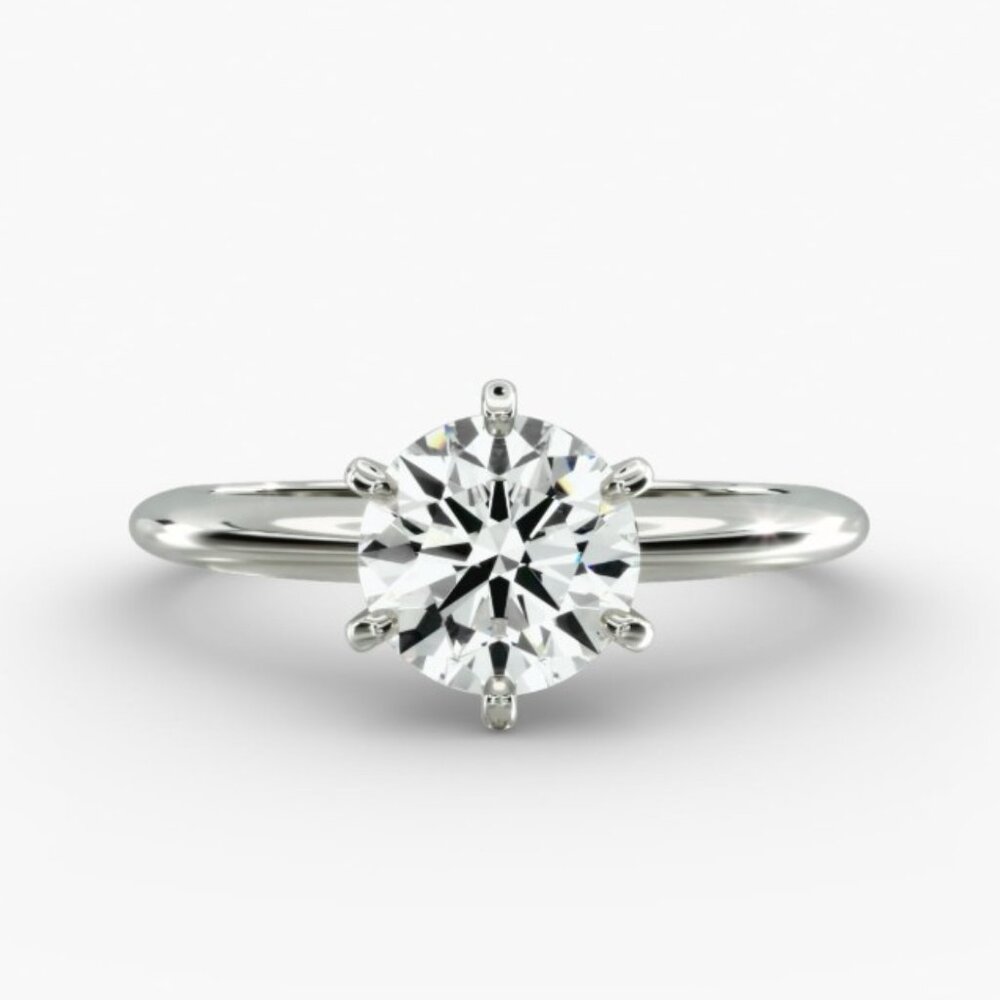 *New* 2.03 Carat Round-Cut Diamond Ring – LG VS2 H – Absolute Luminance